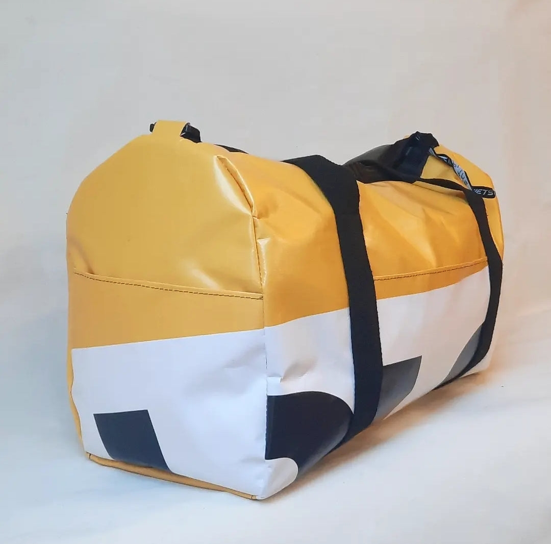 Hero's Journey Holdall Bag - Yellow/B&W