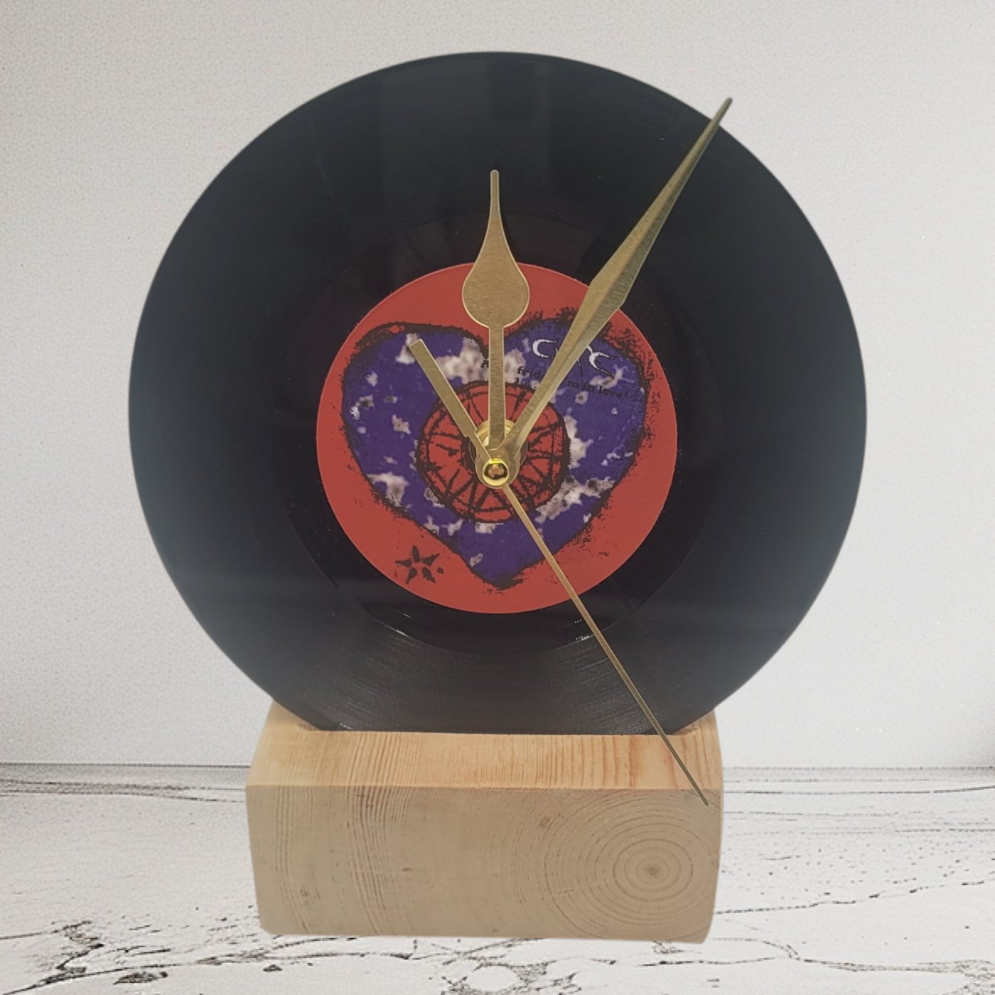 7" Vinyl Record Clock