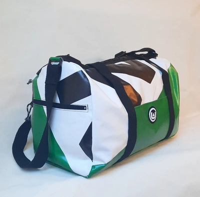 Hero's Journey Holdall Bag - B&W/Green