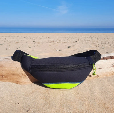 Neo Fin - upcycled wetsuit crossbody bag