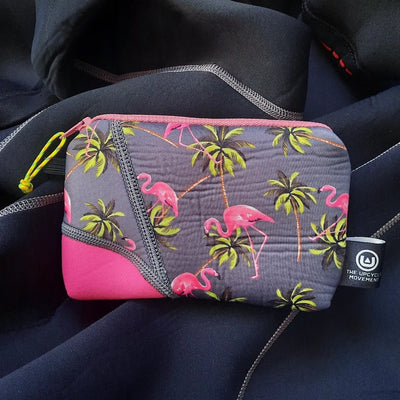 Flamingo wetsuit purse