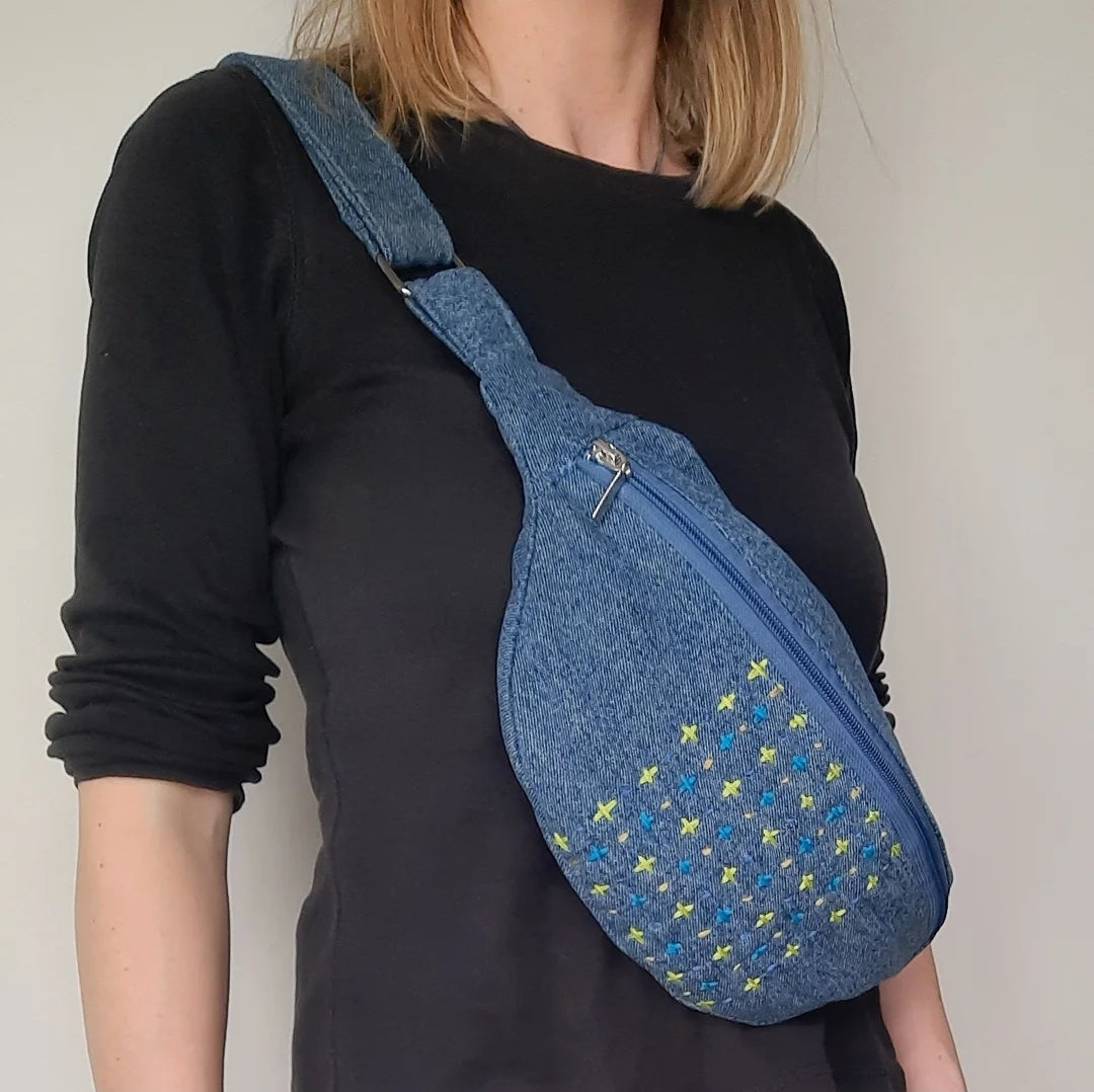 Denim crossbody – The Upcycle Movement