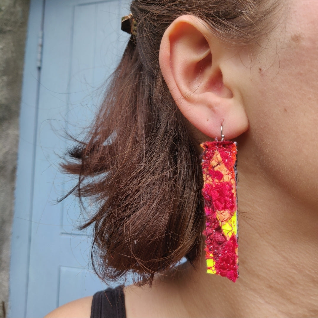 Red/Yellow Earrings
